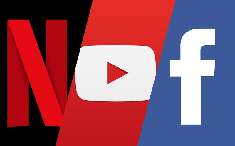 Facebook, Netflix e Youtube diminuirão a qualidade dos vídeos no Brasil